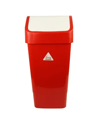 Lucy Swing Top Bin 50 Litre Red (1 Each)