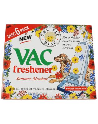 JanSan Vacuum Cleaner Air Fresheners,Disc Summer Meadow (1 6 Disc)