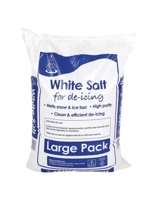 JanSan Rock De-Icing Salt 25kg White (1 25 Kg)