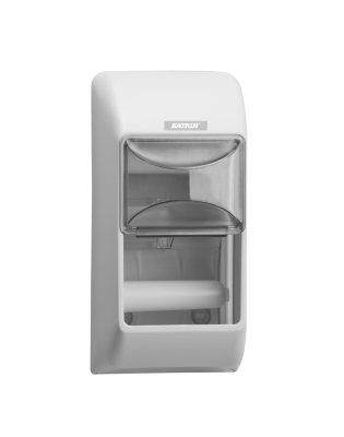 Katrin 92384 Inclusive Toilet 2-Roll,Dispenser White (1 Each)