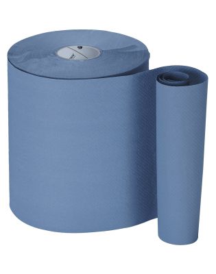 North Shore Impressions Laminated &,Embossed Hand Towel Roll Blue (1 6 Rolls)