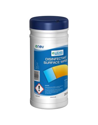 Enov Y220 Surface Disinfectant Wet Wipes,Canister (1 200 Wipes)