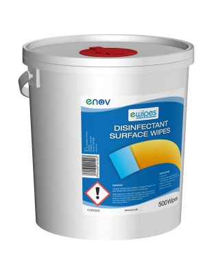 Enov Y250 Surface Disinfectant Wet Wipes,Bucket (1 500 Wipes)