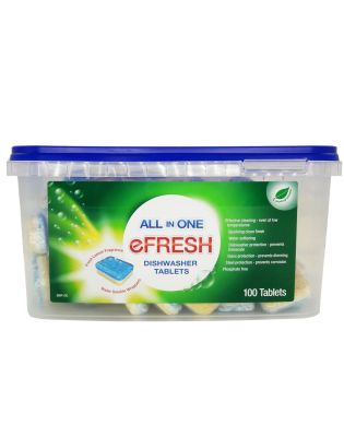 Enov eFresh Tabs K100 All in One,Dishwasher Tablets (1 100 Tabs)