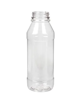 JanSan Juice Plastic PET Round Bottle,250ml Clear (1 216 Bottle)