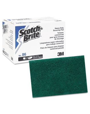 3M Scotch-Brite No.86 Heavy Duty Scouring,Pad (1 10 Pads)