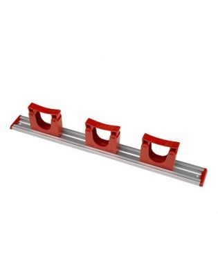 Hill Brush HD7R Aluminium Rail 3 Shovel,Hangers 515mm Red (1 Each)