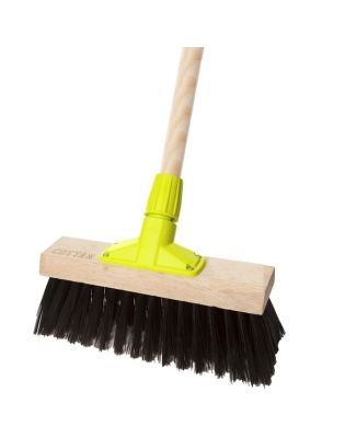 JanSan Yard Scavenger Broom Head &,Handle 13" (1 Each)