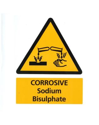 Commercial pH Minus Dry Acid Sodium,Bisulphate Sign (1 Each)