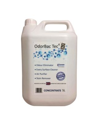 OdorBac Tec4 Odour Eliminator & Cleaner,Fresh Linen 5 Litre (1 5 Litre)