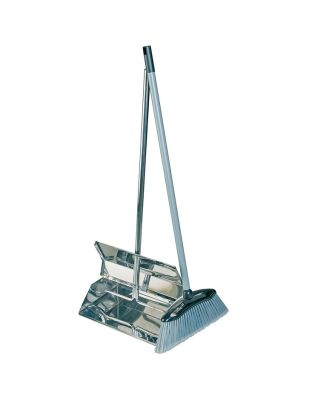 JanSan Lobby Dustpan Stainless Steel Combo,Combo (1 Each)