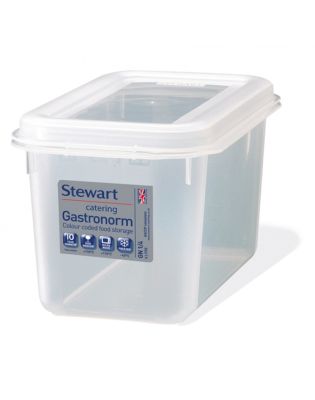 JanSan Rectangular Polypropylene Container,& Lids 4 Litre (1 Each)