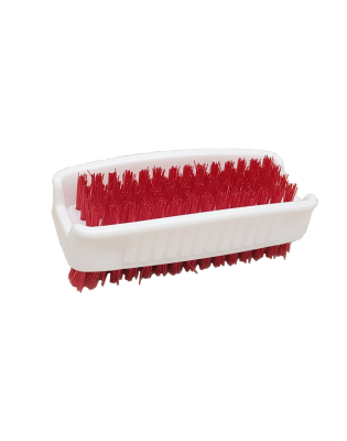 JanSan Double Sided Nail Brush Red (1 Each)