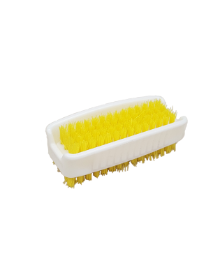 JanSan Double Sided Nail Brush Yellow (1 Each)