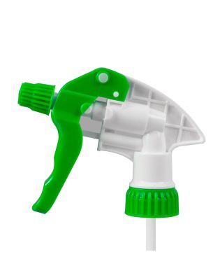 JanSan Trigger Spray Head Colour Coded,Adjustable Green (1 Each)