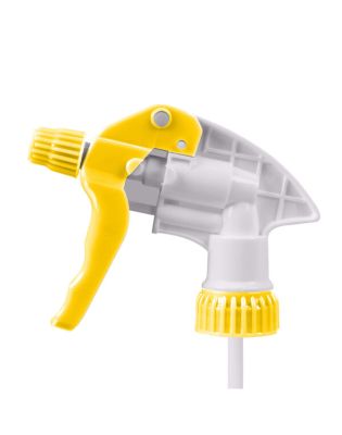 JanSan Trigger Spray Head Colour Coded,Adjustable Yellow (1 Each)