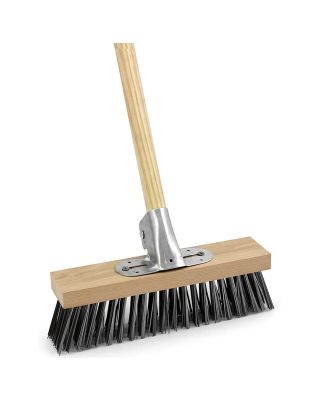 JanSan Industrial Wire Broom Head Stiff &,Handle 9" (1 Each)