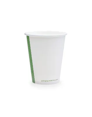 Vegware White Single Wall Hot Paper Cups 79 Series 8oz 240ml