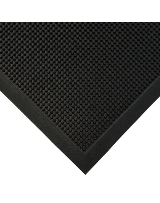 Coba Fingertip Rubber Outdoor Mat Black,100cm 39" (1 Each)