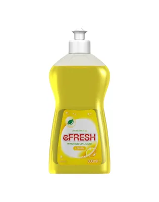 Enov eFresh K035 Lemon Concentrated,Washing Up Liquid 500 mL (6 500 mL)