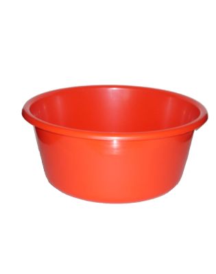 JanSan Washing Up Bowl 14" Round,Red (1 Each)