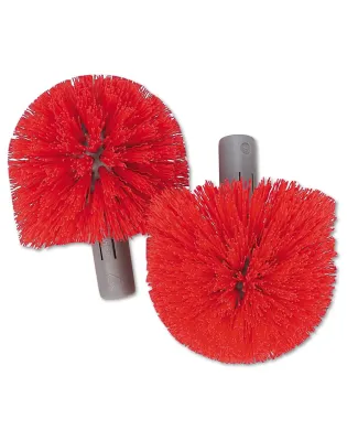 Unger BBRHR Ergo Toilet 2 Brush Heads,Set Red (1 Each)