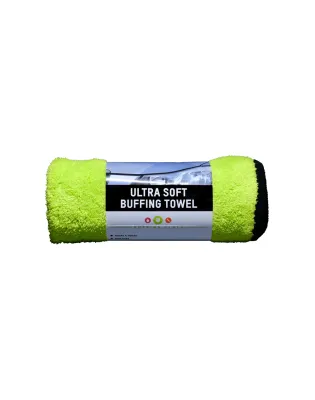 ValetPro MF11 Ultra Soft Buffing Cloth,Green 640gsm 40 x 40cm (1 Each)