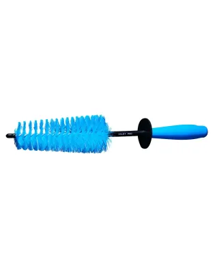 ValetPro BRU32 Twisted Long Reach Wheel,Brush Blue (1 Each)