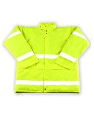 JanSan High Visibility Jacket Yellow,- Large (1 Each)