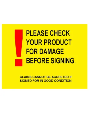 JanSan Delivery Information Gloss Label,Adhesive 210 x 148mm (1 5000 Label)