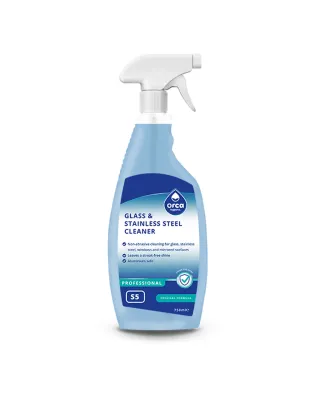 Orca S5 Glass & Stainless Steel Cleaner,RTU (6 750 mL)