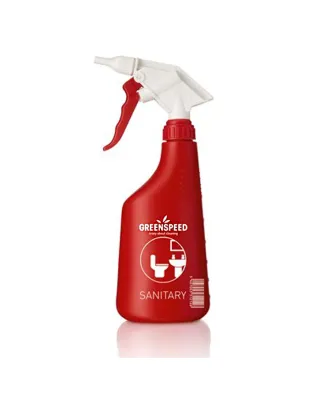 Greenspeed Sanitary Refill Spray Bottle,& Trigger Red 650 mL (1 Bottle)