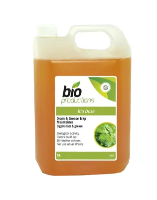 Bio Productions BD Bio Dose Grease Trap,& Drain Maintainer 5L (2 5 Litre)