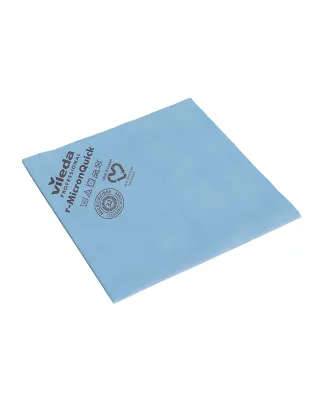 Vileda r-MicronQuick Recycled Durable,Microfibre Cloths Blue (5 Cloths)