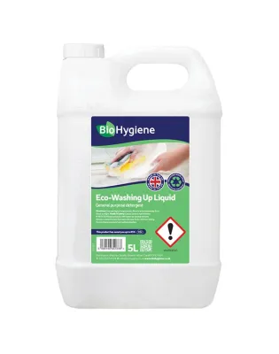 BioHygiene Eco Washing Up Liquid 5L (2 5 Litre)