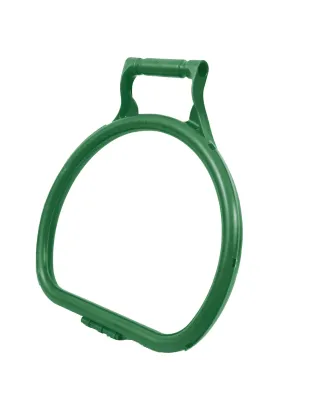 JanSan Ergonomic D Shape Litter Picking,Bag Hoop Green (1 Each)