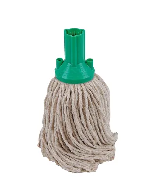 JanSan Exel PY Yarn 250g Mop Heads,Green (1 Mop)