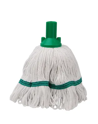 JanSan Exel Revolution Synthetic,250g Mop Heads Green (1 Mop)