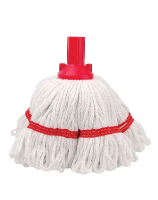 JanSan Exel Revolution Synthetic,250g Mop Heads Red (1 Mop)