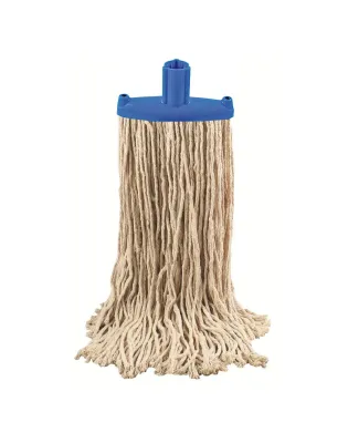 JanSan Exel Multifold Style Yarn Prairie,340g Mop Heads Blue (1 Mop)