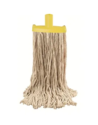 JanSan Exel Multifold Style Yarn Prairie,340g Mop Heads Yellow (1 Mop)