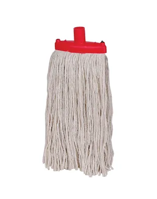 JanSan PY Yarn Prairie 450g Socket Mop,Heads Red (30 Mops)