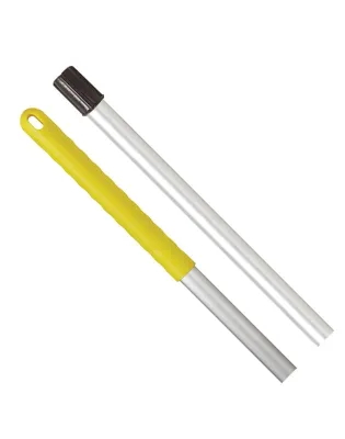 JanSan Exel Aluminium Handle 54" 137cm,Yellow (1 Each)