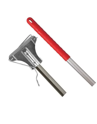 JanSan Kentucky Powder Coated Handle &,Metal Fitting 54" 137cm Red (1 Each)