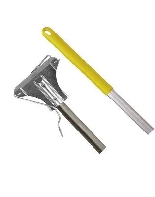 JanSan Kentucky Powder Coated Handle &,Metal Fitting 54" 137cm Yellow (1 Each)