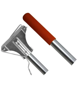 JanSan Kentucky Aluminium Handle & Metal,Fitting 54" 137cm Red (1 Each)