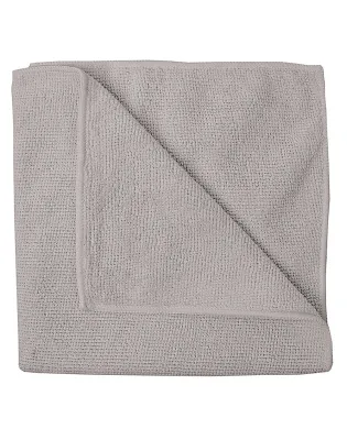 JanSan Contract Microfibre Cloths Grey (10 Cloths)