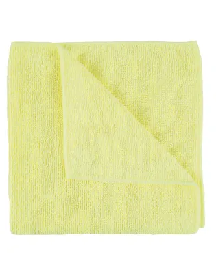 JanSan Contract Microfibre Cloths Yellow (10 Cloths)