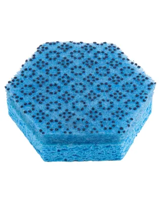 3M Scotch-Brite 3001 HEX Low Scratch,Sponge Scourer (4 Scourers)