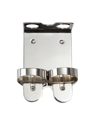 LFS Double 300ml Wall-Mounted Bottle,Holder Chrome (1 Each)